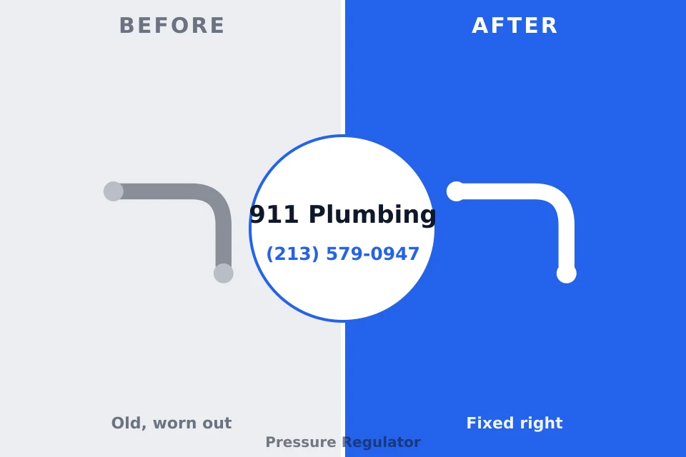 Before and after: plumbing repair Oak Hills, OR